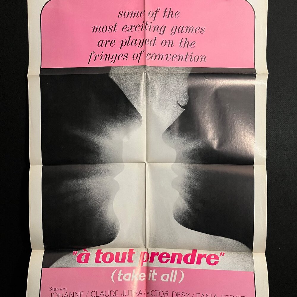 A Tout Prendre Take It All 1966 One Sheet Movie Poster